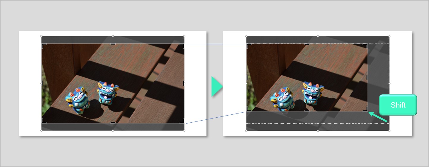 パワポで写真を16 9にトリミング サイズ指定して保存する方法 新しく創るをサポートsatopi Design
