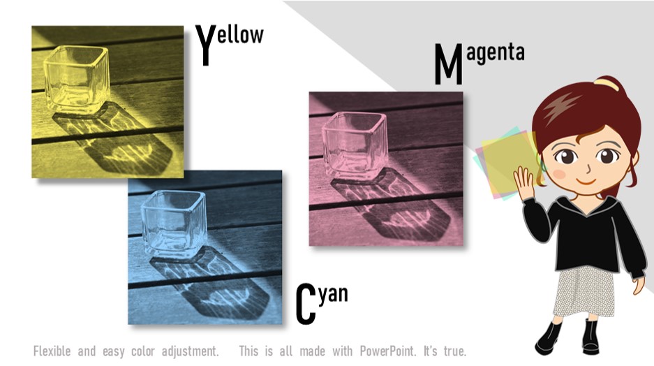 パワポで写真におしゃれな色フィルター加工 をしてみよう 新しく創るをサポートsatopi Design