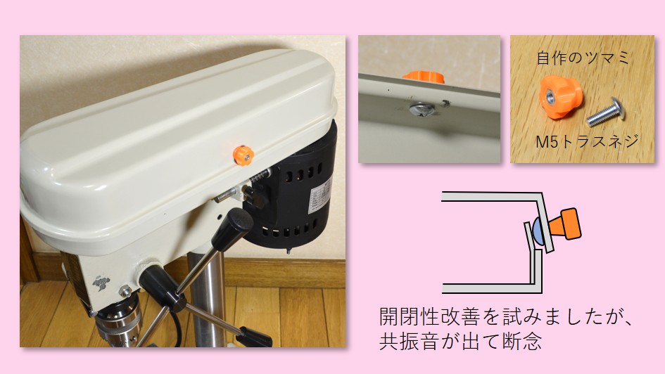 カバー開閉性改善の試み